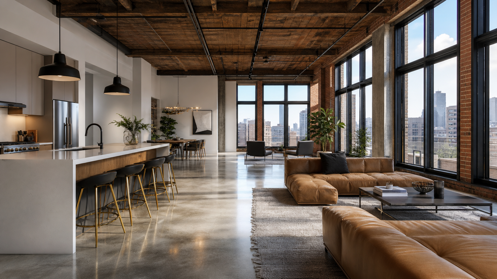 Riverside House — downtown loft